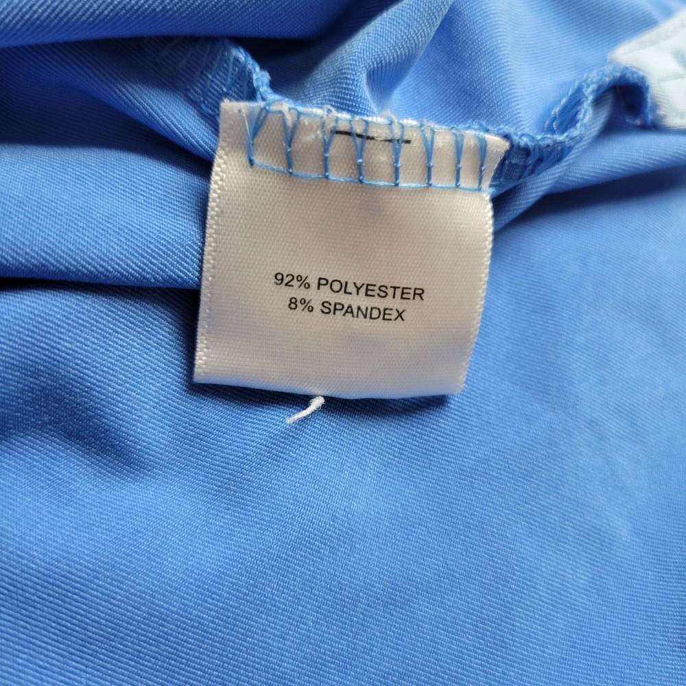 Peter Millar Summer Comfort Mens XL Blue Striped Performance Button Down Polo - Picture 5 of 6